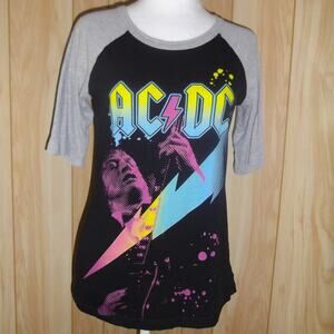 Rockware Anthill Trading Ltd AC/DC Crew Neck Short Sleeve T-shirt L